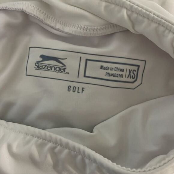 Slazenger White Skater Skirt with Black Band - Picture 10 of 10